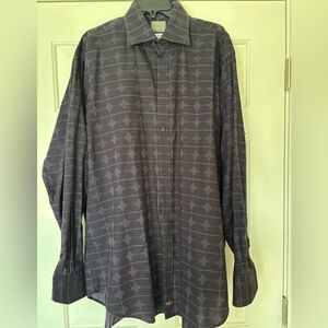 Thomas Dean Long Sleeve Dress Shirt